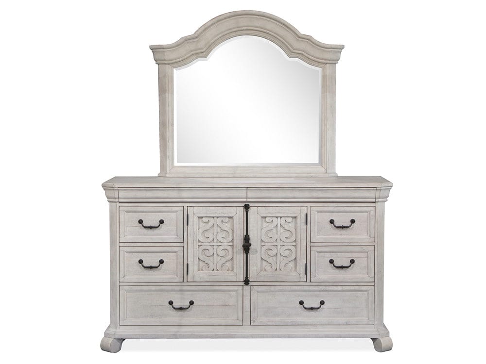 Henry & Mason  -  Lyric Haven Alabaster Drawer Dresser With Shaped Mirror  - AFA00825 view 2