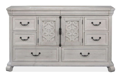 Henry & Mason  -  Lyric Haven Alabaster Drawer Dresser With Shaped Mirror  - AFA00825 view 3