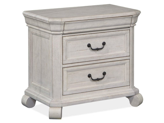Henry & Mason  -  Lyric Haven Alabaster Drawer Nightstand  - AFA00826 view 1