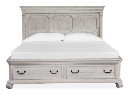 Henry & Mason  -  Lyric Haven Alabaster Queen Panel Storage Bed  - AFA00835 view 2