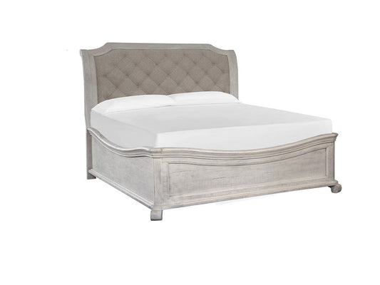 Henry & Mason  -  Lyric Haven Alabaster Queen Sleigh Bed  - AFA00837 view 2