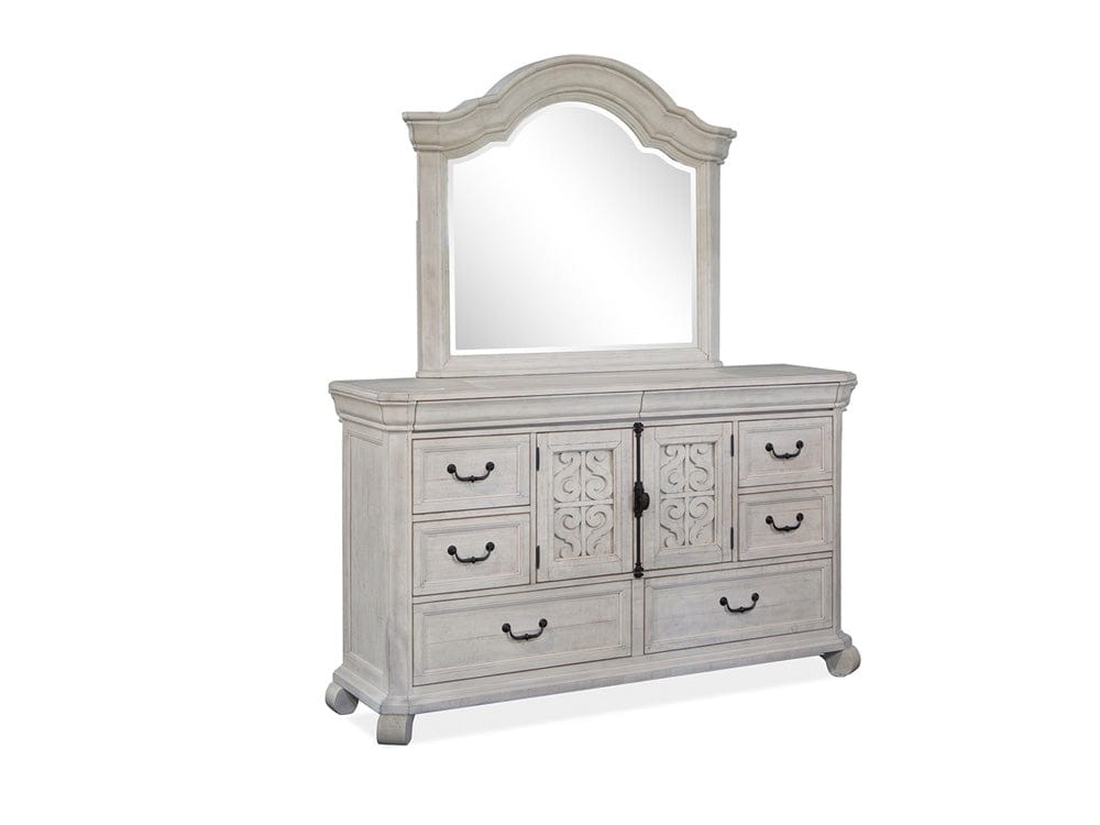 Henry & Mason  -  Lyric Haven Alabaster Shaped Mirror  - AFA00839 view 2