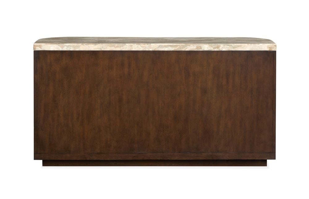 Henry & Mason  -  Macallister Burnt Umber Demilune Sofa Table  - AFA01122 view 3