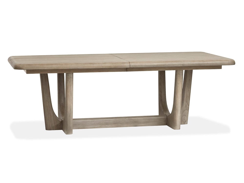 Henry & Mason  -  Maelis Dorian Grey Extendable Trestle Dining Table  - AFA00797 view 1