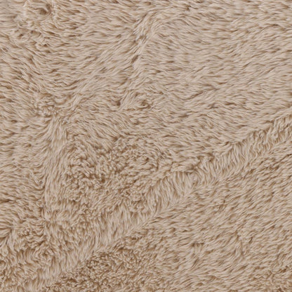 Henry & Mason - Mageti Dark Brown Rubberwood Accent Chair in Sand Faux Fur - DV7469 veiw 5