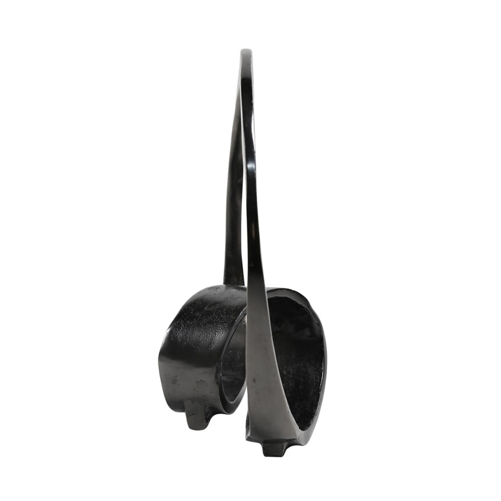 Henry & Mason - Magnuson Antique Black Cast Aluminum Ring Sculpture - DV7841 veiw 3