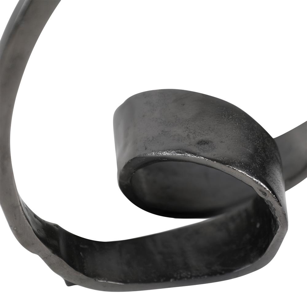 Henry & Mason - Magnuson Antique Black Cast Aluminum Ring Sculpture - DV7841 veiw 4