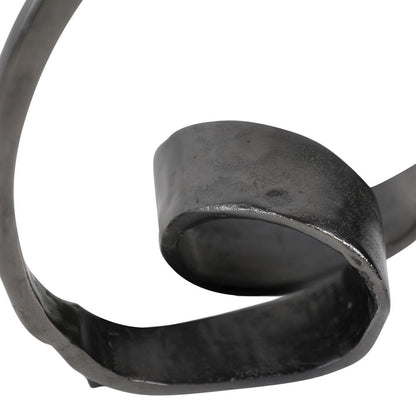 Henry & Mason - Magnuson Antique Black Cast Aluminum Ring Sculpture - DV7841 veiw 4