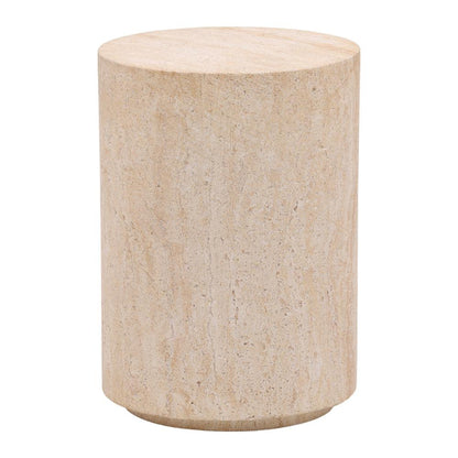 Henry & Mason - Manchin Lightweight Concrete End Table in Faux Travertine Finish - DV7142 veiw 1