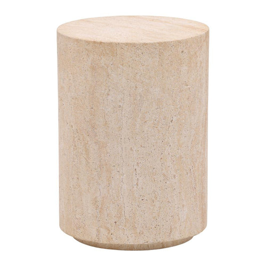 Henry & Mason - Manchin Lightweight Concrete End Table in Faux Travertine Finish - DV7142 veiw 1
