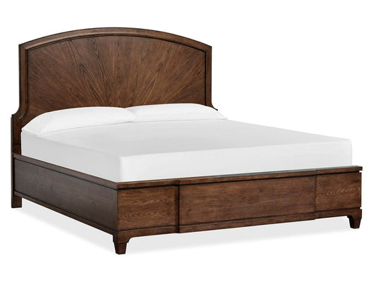 Henry & Mason  -  Maple Mill Spiced Rum King Panel Bed  - AFA01393 view 1