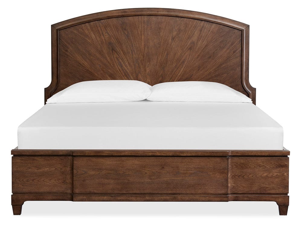 Henry & Mason  -  Maple Mill Spiced Rum Queen Panel Bed  - AFA01394 view 2