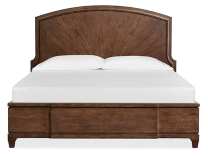 Henry & Mason  -  Maple Mill Spiced Rum Queen Panel Bed  - AFA01394 view 2