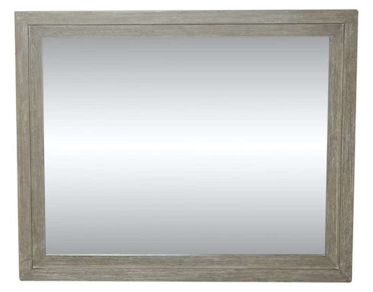 Henry & Mason - Maravista Landscape Mirror in Washed Taupe & Silver Champagne - AFA03950 view 2