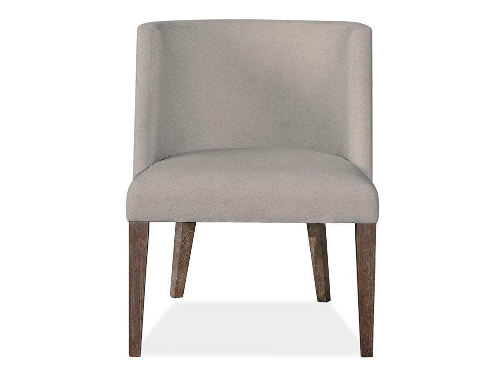 Henry & Mason  -  Marewick Weathered Kona Brown Upholstered Host Chair (Set of 2)  - AFA01005 view 2