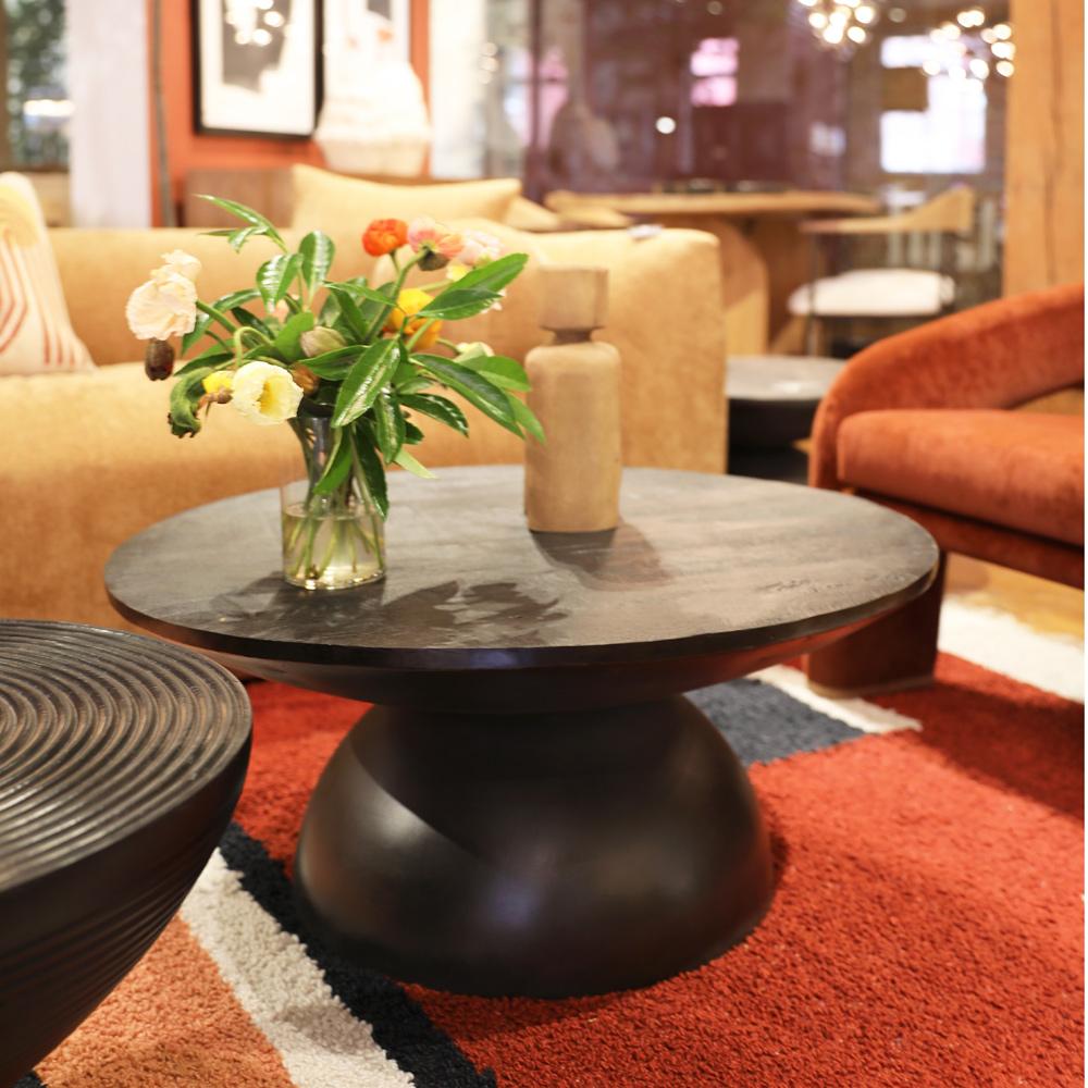 Henry & Mason - Marlish Mango Wood and Iron Coffee Table in Black Sandblasted Finish - DV7909 veiw 4