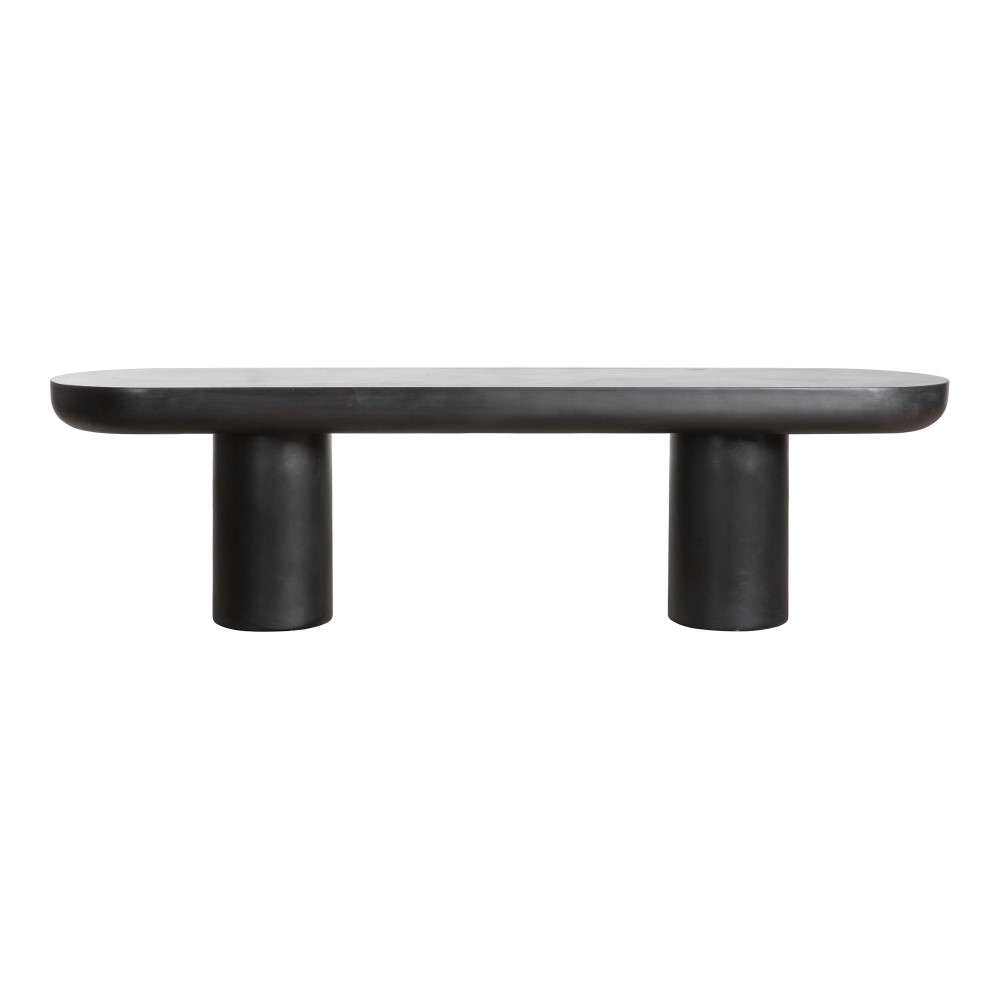 Henry & Mason - Mars 2 Leg Bench in Black - 2LE-840-BLA-BEN veiw 1