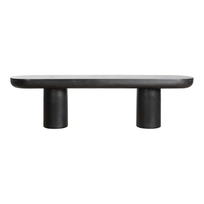 Henry & Mason - Mars 2 Leg Bench in Black - 2LE-840-BLA-BEN veiw 1
