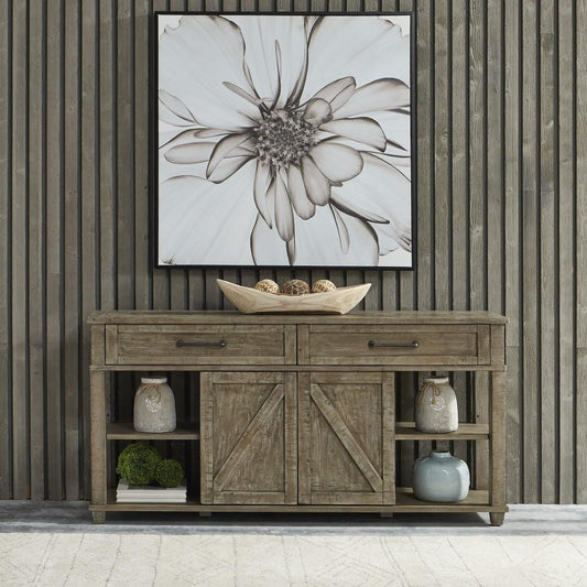 Henry & Mason - Meadow Cascades Sofa Table in Weathered Taupe - AFA01559 view 1