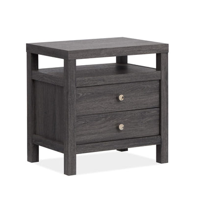 Henry & Mason  -  Merrinwylde Raisin Black Drawer Nightstand  - AFA01128 view 1