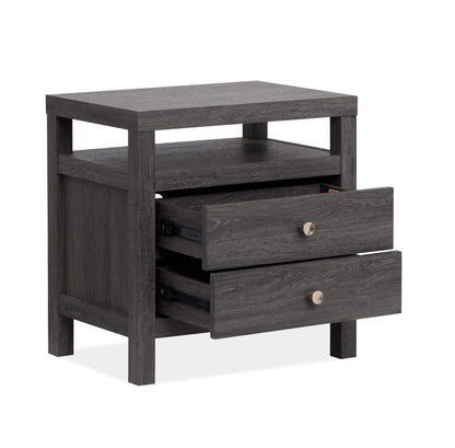 Henry & Mason  -  Merrinwylde Raisin Black Drawer Nightstand  - AFA01128 view 4