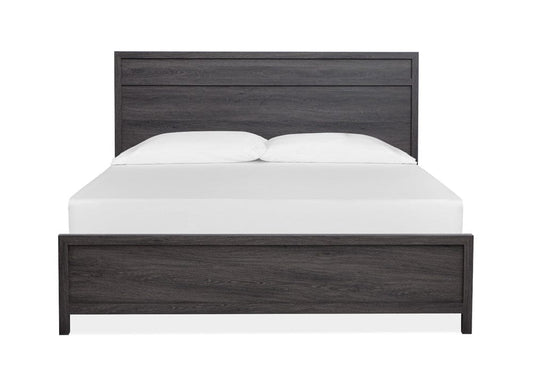 Henry & Mason  -  Merrinwylde Raisin Black King Panel Bed  - AFA01130 view 2