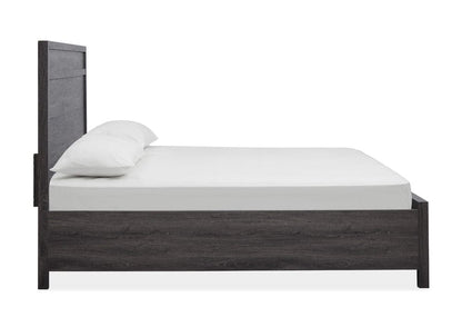 Henry & Mason  -  Merrinwylde Raisin Black Queen Panel Bed  - AFA01134 view 3