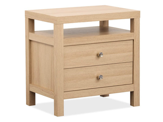 Henry & Mason  -  Merrinwylde Sandstone Beige Drawer Nightstand  - AFA01139 view 1