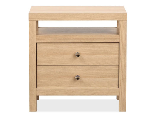 Henry & Mason  -  Merrinwylde Sandstone Beige Drawer Nightstand  - AFA01139 view 2