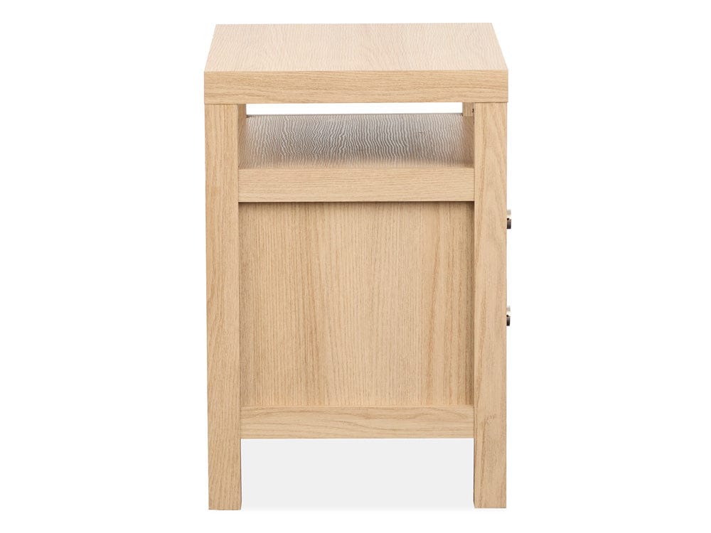 Henry & Mason  -  Merrinwylde Sandstone Beige Drawer Nightstand  - AFA01139 view 3