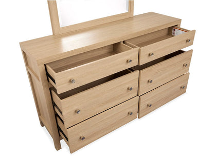 Henry & Mason  -  Merrinwylde Sandstone Beige Dresser With Portrait Mirror  - AFA01140 view 7