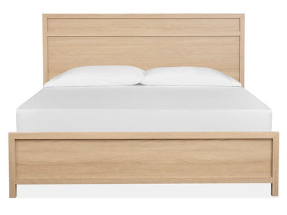 Henry & Mason  -  Merrinwylde Sandstone Beige King Panel Bed  - AFA01141 view 2