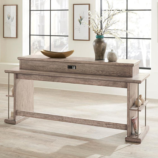 Henry & Mason - Metro View Console Bar Table in Burnished Beige - AFA02693 view 2