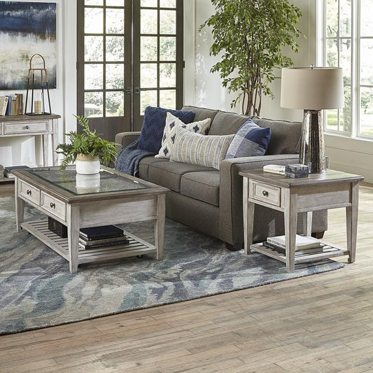 Henry & Mason - Midland 3 Piece Set in Antique White with Tobacco Tops - AFA03908 view 1