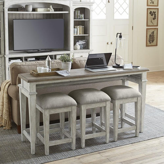Henry & Mason - Midland 4 Piece Set in Antique White with Tobacco Tops - AFA03909 view 1