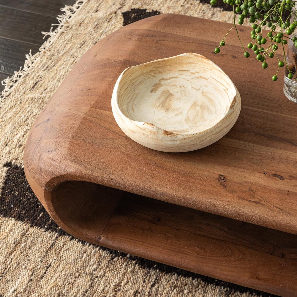 Henry & Mason - Miguel 12.5in Natural Palimanian Stone Bowl - DV7614 veiw 2