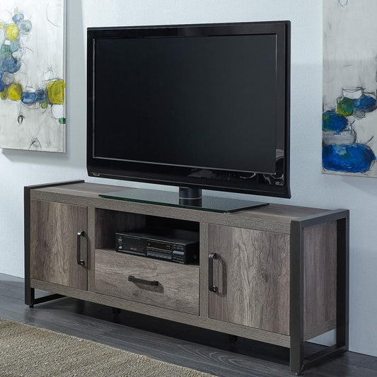 Henry & Mason - Millers Brook Entertainment TV Stand in Graystone - AFA03382 view 1