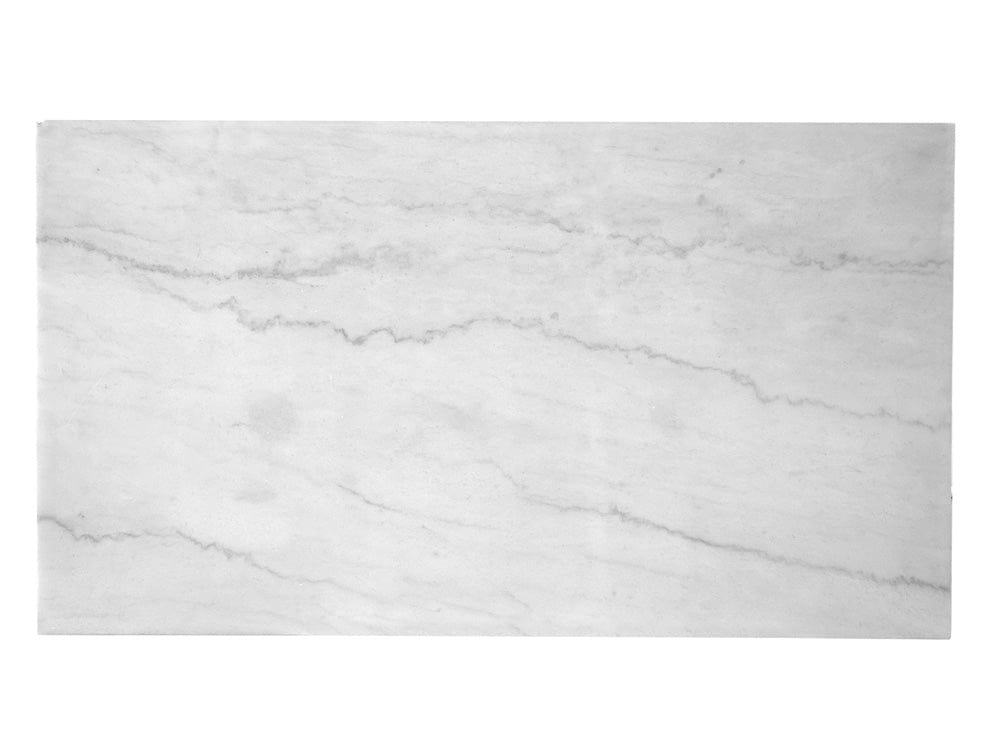 Henry & Mason  -  Mirabel White Marble And Brushed Nickel Rectangular Cocktail Table  - AFA00946 view 5
