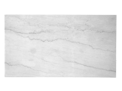 Henry & Mason  -  Mirabel White Marble And Brushed Nickel Rectangular Cocktail Table  - AFA00946 view 5