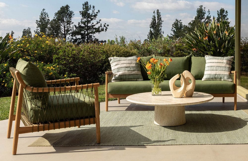 Henry & Mason - Monroe Lightweight Concrete Coffee Table in Faux Travertine - DV7141 view 6