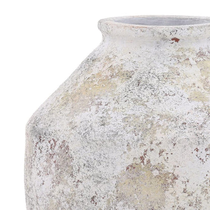 Henry & Mason - Mykas 18in Distressed White Terracotta Vase - DV7419 veiw 4