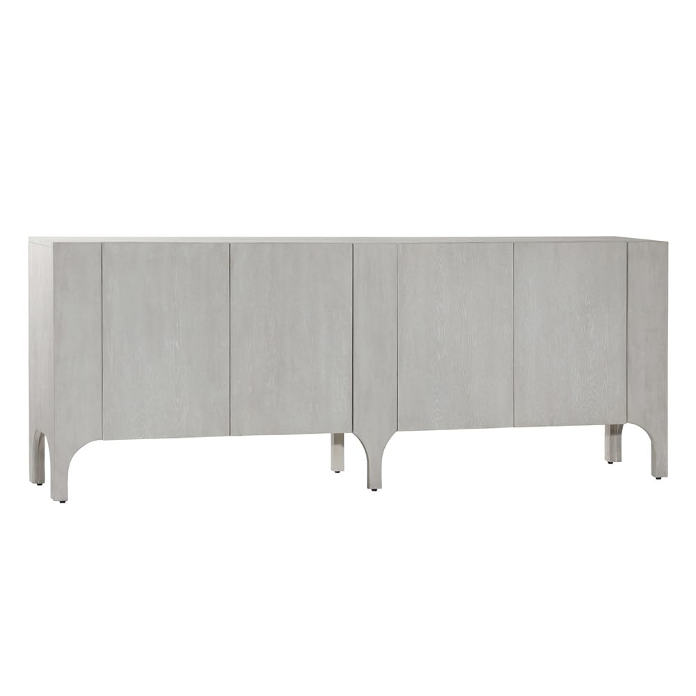 Henry & Mason - Nalak 88in Rubberwood Sideboard in Light Gray Washed Oak - DV7208 veiw 1