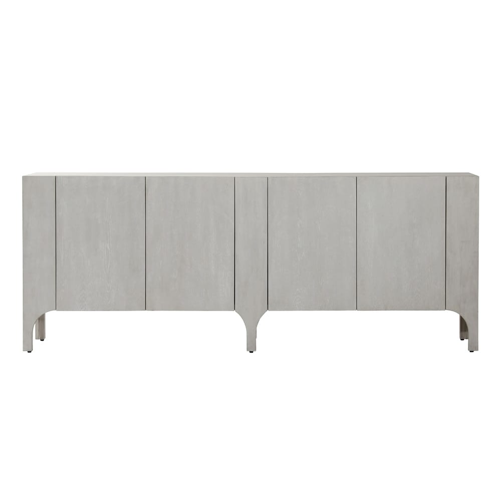 Henry & Mason - Nalak 88in Rubberwood Sideboard in Light Gray Washed Oak - DV7208 veiw 2