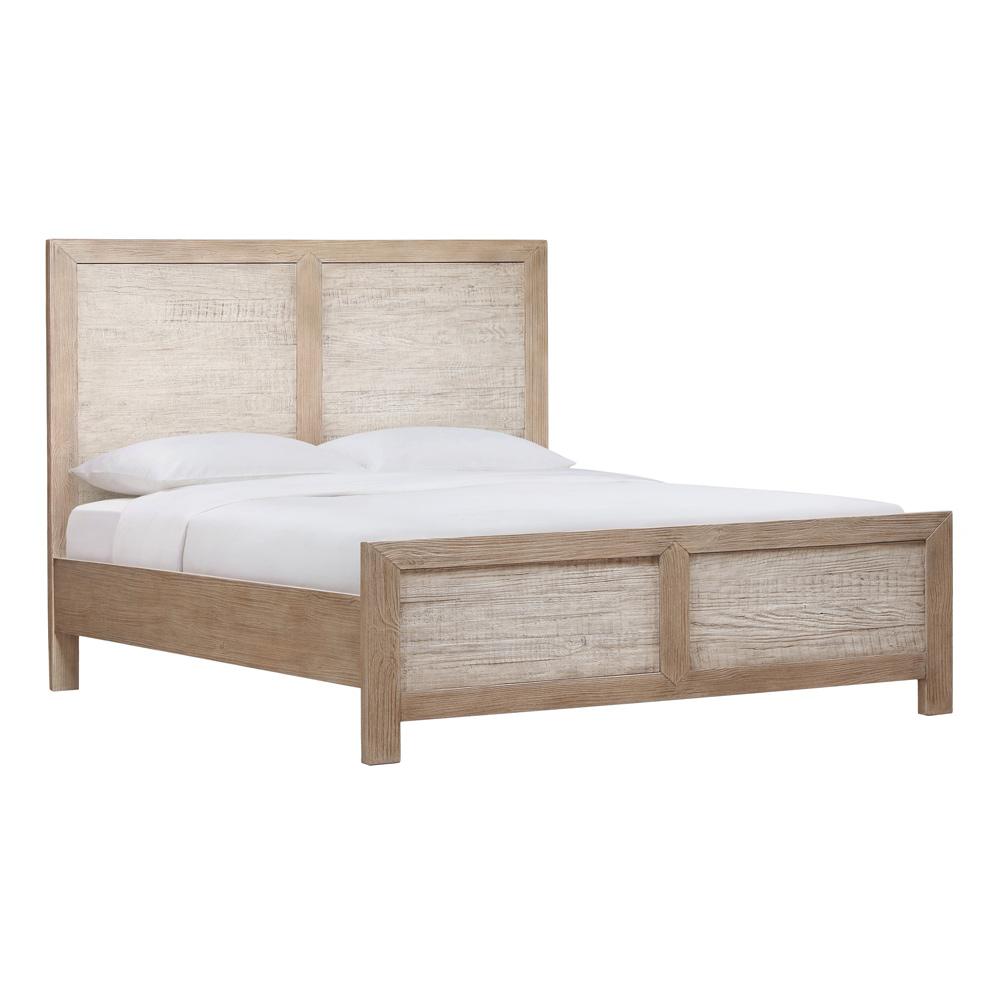 Henry & Mason - Niva Solid Pine Wood Eastern King Bed in Light Warm Wash Finish - DV7200 veiw 1