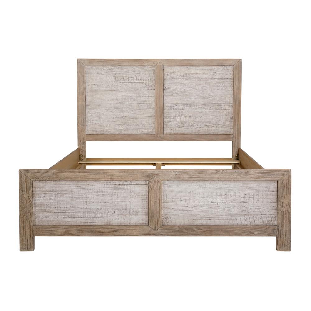 Henry & Mason - Niva Solid Pine Wood Eastern King Bed in Light Warm Wash Finish - DV7200 veiw 2