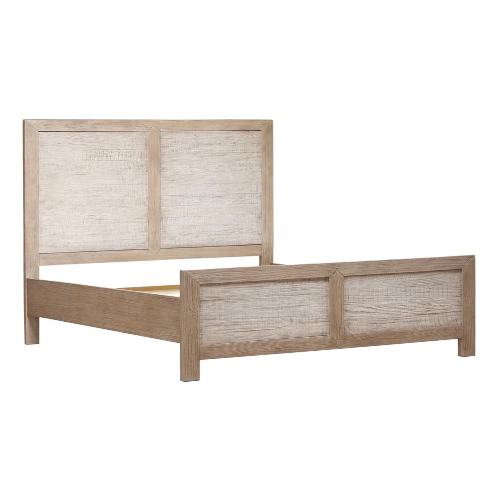 Henry & Mason - Niva Solid Pine Wood Eastern King Bed in Light Warm Wash Finish - DV7200 veiw 4
