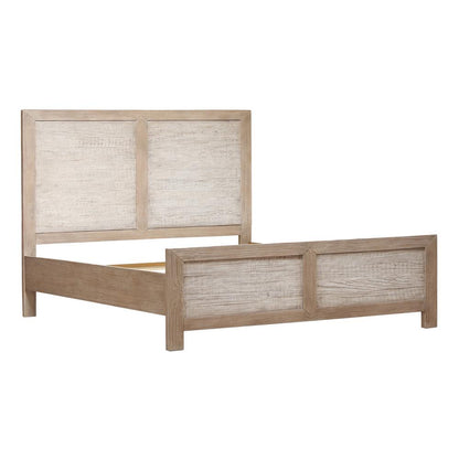 Henry & Mason - Niva Solid Pine Wood Eastern King Bed in Light Warm Wash Finish - DV7200 veiw 4