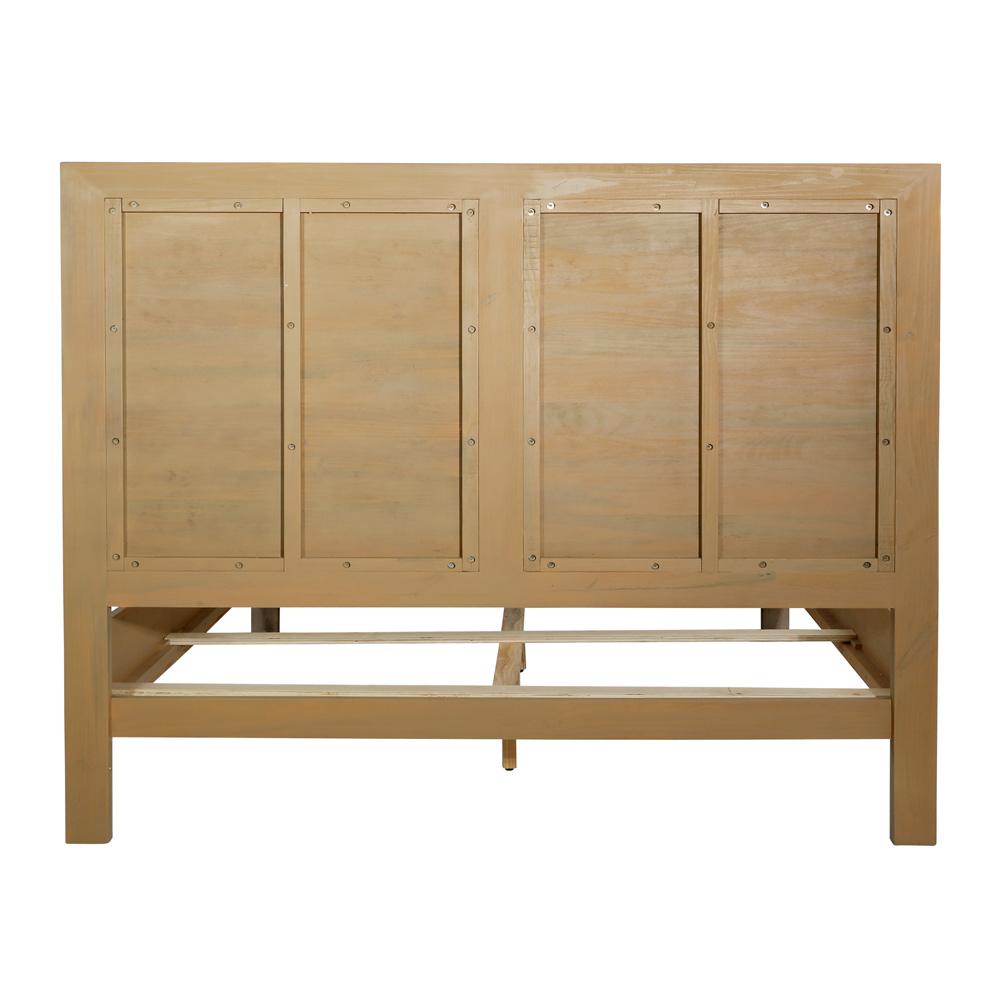 Henry & Mason - Niva Solid Pine Wood Eastern King Bed in Light Warm Wash Finish - DV7200 veiw 5