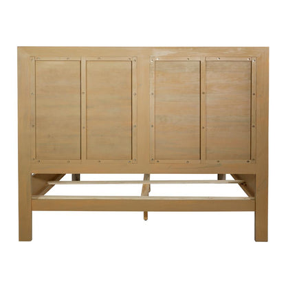 Henry & Mason - Niva Solid Pine Wood Eastern King Bed in Light Warm Wash Finish - DV7200 veiw 5