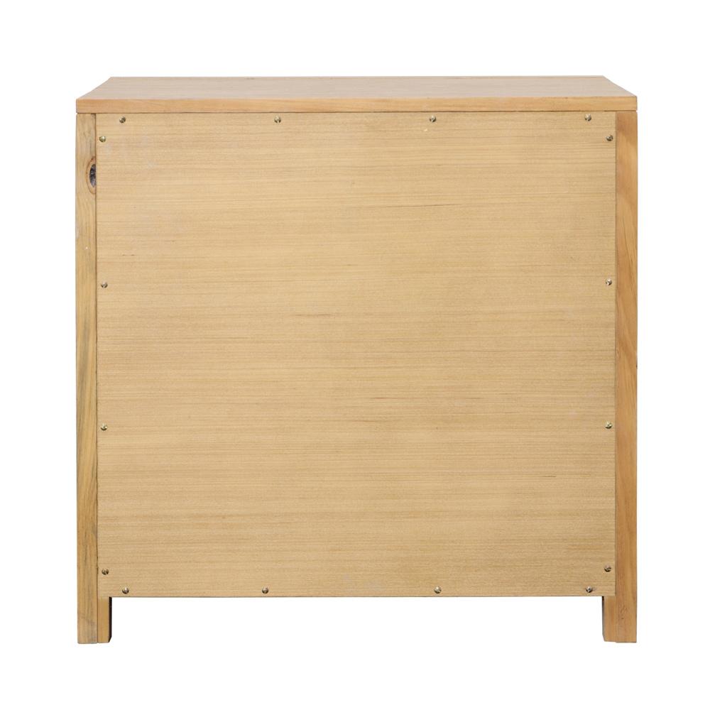 Henry & Mason - Niva Solid Pine Wood Nightstand in Light Warm Wash Finish - DV7203 veiw 4